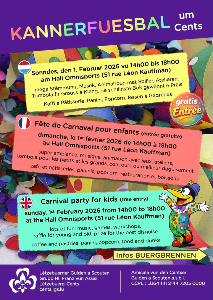 Centser Guiden an Scouten