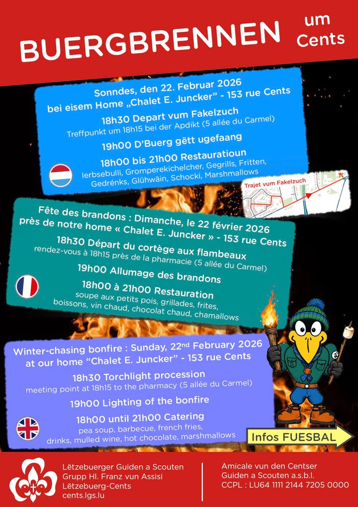 Centser Guiden an Scouten